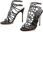 Thumbnail for your product : Sergio Rossi Satin Puzzle Sandals