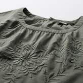 Thumbnail for your product : Uniqlo WOMEN Cotton Embroidery 3/4 Sleeve Blouse