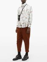 Thumbnail for your product : Our Legacy Coco Cracked-check Cotton Shirt - Mens - White Multi