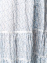 Thumbnail for your product : Alessia Santi Logo-Print Flared Shirt Dress
