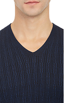 Thumbnail for your product : John Varvatos Men's Cable-Knit Sweater-BLUE