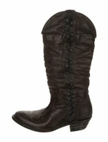 Thumbnail for your product : Golden Goose Leather Distressed Accents Boots w/ Tags Brown