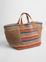 Thumbnail for your product : Gap Stripe Straw Tote