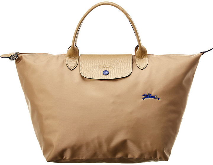 Le Pliage Club Medium Nylon Short Handle Tote