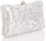 Thumbnail for your product : Quiz Silver Glitter Box Bag