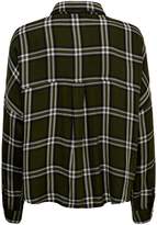 Thumbnail for your product : Only Jasmilla Plaid Boxy Long Sleeve Shirt