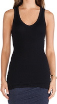 Thumbnail for your product : James Perse Cashmere Rib Double Layer Tank