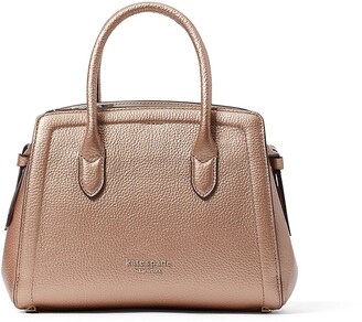rose gold leather bag