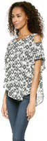Thumbnail for your product : Free People Printed Cold Shoulder Top