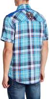 Thumbnail for your product : Affliction Reversible Spread Collar Short Sleeve Shirt