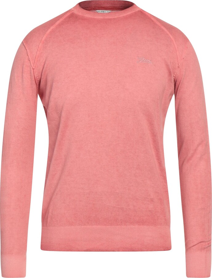 GUESS Sweater Salmon Pink - ShopStyle