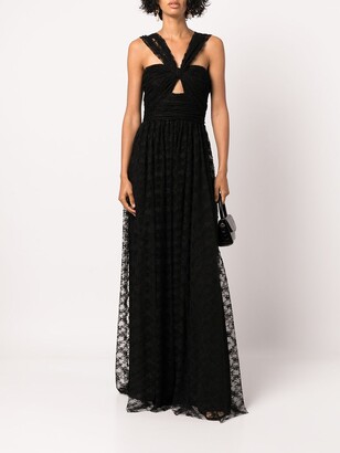 Adam Lippes Knot-Detail Sleeveless Gown