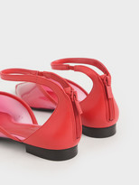 Thumbnail for your product : Charles & Keith See-Through Effect Flat Pumps