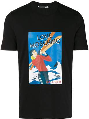 Love Moschino graphic print T-shirt