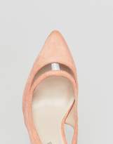 Thumbnail for your product : Glamorous Pink Mesh Insert Court Shoes