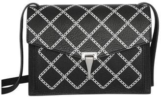 Burberry Small Link Print Leather Crossbody Bag