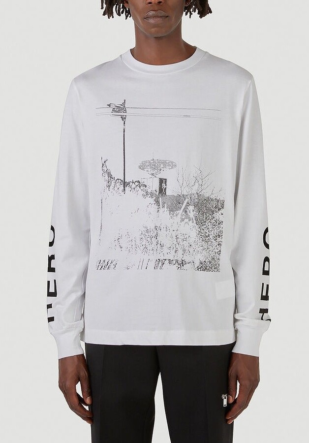 printed long sleeve t shirt