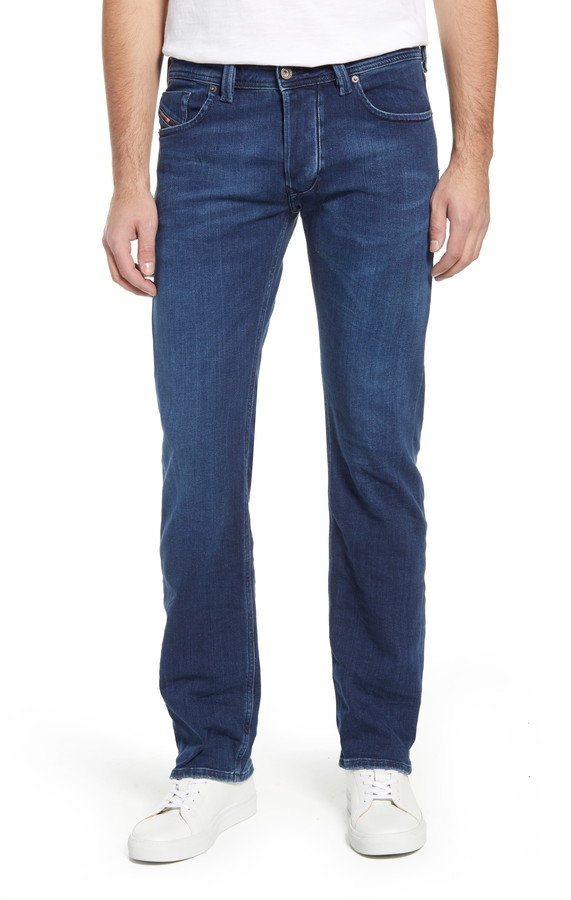 Diesel Larkee Relaxed Fit Straight Leg Jeans - ShopStyle Clothes and Shoes