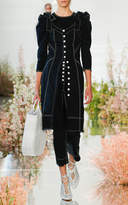 Thumbnail for your product : Ulla Johnson Emory Tailored Shoulder Tie Denim Dress