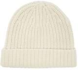 Thumbnail for your product : Joseph Ribbed Wool Beanie Hat - Womens - Ivory