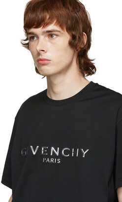 Givenchy Black 'Paris' T-Shirt - ShopStyle