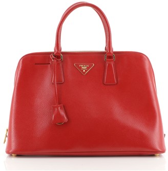 prada saffiano red