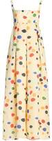 Thumbnail for your product : Emilia Wickstead Cutout Pleated Printed Silk-Gazar Maxi Dress