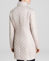 Thumbnail for your product : Via Spiga Coat - Zip Front Quilted