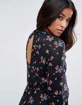 Thumbnail for your product : ASOS Maternity Petite Skater Dress In Ditsy Floral