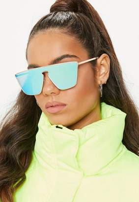 Missguided Cut Out Visor Sunglasses