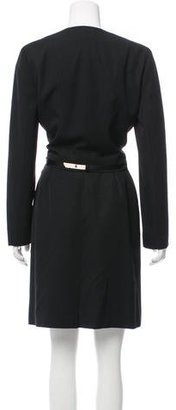Chanel Belted Wool Skirt Suit