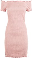Thumbnail for your product : New Look Bardot Shirred Jersey Mini Dress