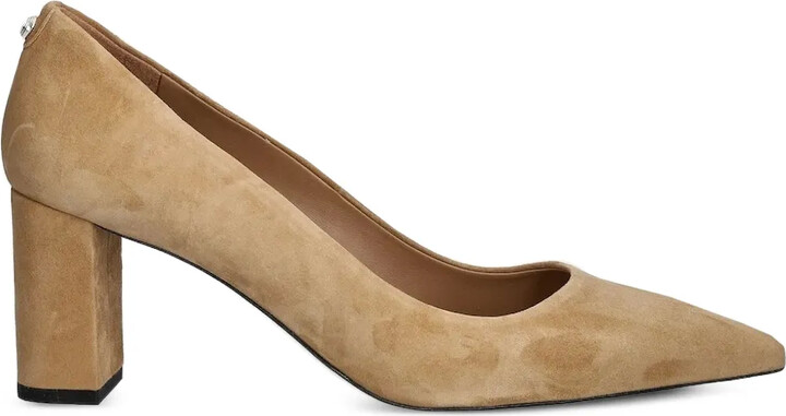 HUGO BOSS Pointed-Toe Block-Heel Heeled Pumps