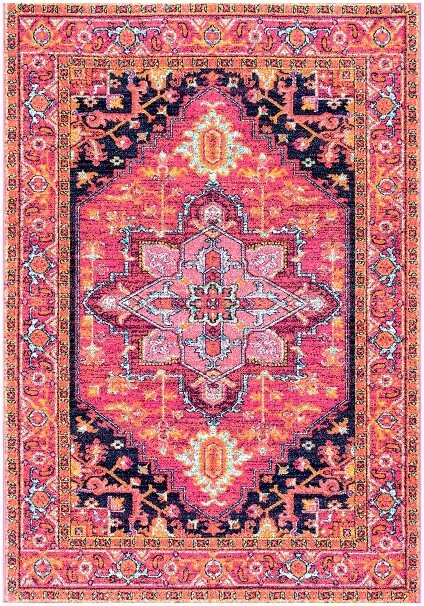 nuLoom NuloomJaclynBohemianMedallionAreaRug3'x5'Pink