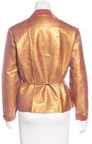 Thumbnail for your product : Henry Beguelin Leather Iridescent Jacket