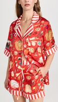Thumbnail for your product : Karen Mabon Holiday Feast Shorts PJ Set