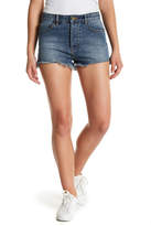 Thumbnail for your product : Amuse Society Kenzie Frayed High Rise Button Fly Shorts