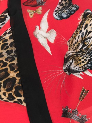 Alexander McQueen Cheetah Print Scarf