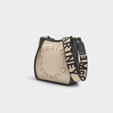Thumbnail for your product : Stella McCartney Stella Logo Mini Crossbody Bag In Beige Eco Canvas