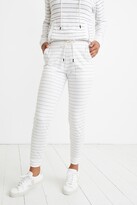 Thumbnail for your product : Marine Layer Striped Drawstring Jogger Pants, Size X-Large in Natural/black Stripe at Nordstrom Rack