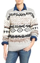 Thumbnail for your product : Current/Elliott Women's 'The Boyfriend' Slouchy Fringe Detail Sweater