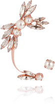 Thumbnail for your product : Swarovski Ryan Storer Rose gold-plated, crystal and pearl ear cuff