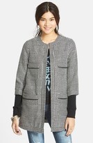 Thumbnail for your product : Stoosh Bouclé Tweed Coat (Juniors)