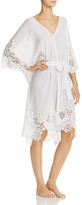 Thumbnail for your product : Natori Floral Lace Belted Caftan
