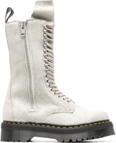 Thumbnail for your product : Rick Owens x Dr. Martens Quad sole calf-length boots