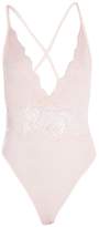 Thumbnail for your product : boohoo Petite Melissa Mesh and Lace Body