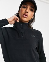 Thumbnail for your product : The North Face TKA Glacier Snap Fleece in black