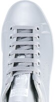 Thumbnail for your product : adidas x Raf Simons Stan Smith "Metallic Silver" sneakers