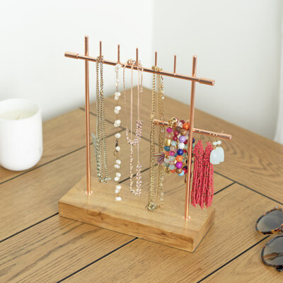 Metal Necklace Jewelry Stand