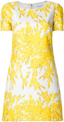Blumarine scalloped floral dress